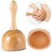 KIKAPA Wooden Cupping Therapy Tool | Lymphatic Drainage Massager | Anti-Cellulite Wood Therapy Cup - Shop Internationally! - Buy Online on GoSupps.com