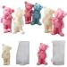 Little Bear Aromatherapy Candle Mold - 3D Veil Goddess Design for DIY Crafts & Soap Making - Perfect for Plaster & Epoxy Projects - Buy Online on GoSupps.com