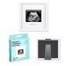 BabySquad Coming Soon Photo Frame 7x7 | Baby Shower & Sonogram Gift | Handcrafted White Wooden Frame - Buy Online on GoSupps.com