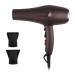 Ionic Hairdryer Professional Hair Dryer Hair Dryer for Women 2 Speed 3 Heat Settings and Cool Shot Button with 2 Nozzles Negative Ion and Constant Temperature for a Frizz Free Shine Hair Care 2400W