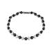 Magnetic Necklace - 1 Piece Magnetic Therapy Hematite Beads Necklace Rhinestone Women Men Jewelry Gift