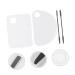 Didiseaon 4-Pcs Manicure Tool Set | Professional Nail Art Palette & Makeup Mixing Tools for Perfect Nail Designs - Buy Online on GoSupps.com