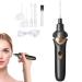 Ear Wax Remover Vacuum Cleaner Electric Earwax Removal Kit with LED Light Portable Ear Cleaner USB Charge Reusable Safe Electric Ear Suction for Adults Kids (Black)