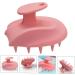 Orfofe Silicone Massage & Shampoo Brush - Pet Brush & Scalp Care Comb for Small Hair - Pink Pebble Gel - Buy Online on GoSupps.com