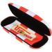 FC UNION Berlin Striped Red/White Glasses Case & Cleaning Cloth - Perfect for Fans | Shop Now - Buy Online on GoSupps.com