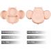 Pandaear Silicone Baby Plate with Suction Cup | Divided Non-Slip BPA-Free Children's Dining Plate - Bee Pink | Perfect for Baby-Led Weaning - Buy Online on GoSupps.com