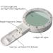 30X Handheld with Light 13 LED Illuminated Lighted High Clarity Magnifier for Reading Low Vision Books Pages Magazine Newspapers Maps Jewelry Better Life - Buy Online on GoSupps.com