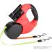 3M Double Retractable Dog Leash with LED Light - Flexible Roller Leash for Two Dogs (Red) | International Shipping Available - Buy Online on GoSupps.com