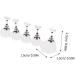 TOVINANNA Acrylic Nail Display Stand Magnet Nail Practice Holder Magnetic Nail Practice Stand Fingernail Diy Nail Stand for False Nail Manicure Tool Salon - Buy Online on GoSupps.com