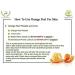 ORGANIZE RAINTECH HERBALS Organic Orange Peel Powder for Skin Glowing Face Pack 100 Grams - Buy Online on GoSupps.com