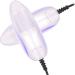 Electric Shoe Boot Dryer UV Boot Dryer for Shoes, Gloves, Hats, Socks, Ski Boots Dryer Deodorizer White