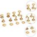 NUOBESTY 40 Sets Rivet Helix Stud Digital Food Scale Studded Belt Studs for Leather Repair Double Sided Brass - Buy Online on GoSupps.com