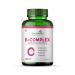 Simply Herbal High Potency B-Complex Vitamins - 120 Vegetarian Capsules with B1 B2 B3 B6 B12 Biotin Pantothenic Acid & Choline for Energy Metabolism & Nervous System Support
