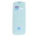 TV remote control bite ring toys gum massage improves coordination baby remote control bite ring for travel (light blue)