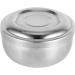 Premium Silver Shaving Bowl with Lid | Durable Alloy Smooth Edge & Non-Slip Design | Essential Wet Shave Tool for Men s Grooming - Buy Online on GoSupps.com