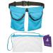 Mastectomy Drain Holder | A Mastectomy Recovery Must Haves | Adjustable Mastectomy Drain Pouch Holder with Shower Bag Set for Breast Surgery Recovery Supplies (Serene Sky) Cosy Morning