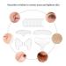 17 Party Silicone Anti-Fold Face Tape - Reusable Anti-Aging Forehead & Chin Strips for Wrinkle Removal - International Shipping - Buy Online on GoSupps.com