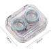 Mobeon Travel Contact Lens Container Set - 4 Durable Etui Storage Cases with Screw Cap for Safe Contact Lens Storage - Buy Online on GoSupps.com