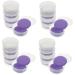 minkissy 20 Sets Puff Practical Powder Pads Women Makeup Supplies Cosmetic Makeup for Women Sponge Beauty Powder Purple Hydrophilic Non-latex Non Latex Miss