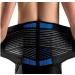 Double Pull Lumbar Lower Back Support Brace Exercise Belt 5XL