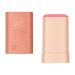 Amagogo Facial Blush Cream Solid Moisturizer Stick Portable Weightless Cheek Blusher Face Blusher for Travel Women Daily All Skin Fleur