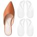 Arch Support Shoe Inserts Self-Adhesive Arch Pads for Relief Plantar Fasciitis Flat Heel Pain Reusable Gel Heel Cushion for Men and Women (2 Pairs Small)