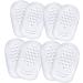 Buy Healvian 8 Pairs Self-Adhesive Silicone Heel Protectors - Invisible Gel Heel Pads for Women - Comfort & Pain Relief Insoles - Buy Online on GoSupps.com