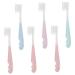 Minkissy 2 sentences Children's toothbrush with soft bristles ultra care toothbrush for adult cartoon-toothbrush tooth cleaning brush toothbrush cleaning agents travel gentle pebbles