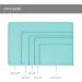 Reopet Silicone Pet Feed Mats - Waterproof Dog & Cat Mats with Elevated Edges - 60x40 cm Teal - Durable & Easy to Clean - Buy Online on GoSupps.com