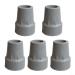 Oniissy Cane Tip 19 mm 5 Pack Non-Slip Rubber Replacement Cane Tip for 19 mm Diameter Standard Walking Stick Folding Cane Crutch Accessory(19mm gray)