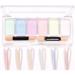 Nail Mirror Powder 6 Colours Manicure Chrome Glitter Pigment with Eyeshadow Stick Colorful nail mirror powder - Buy Online on GoSupps.com