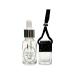 Wild Blueberry Vanilla Luxury Car Scent Freshener Diffuser w/ Refill Dropper Car Perfume Auto Odor Eliminator Refillable Hanging Car Freshener