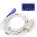 Compatible with Nonin 8000AA Spo2 Sensor Adult Finger Soft 3.2ft 7-pin connector