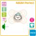 MAM Skin Soft Silicone Pacifier Set for Boys | 0-6 Months | 4 Pack with Sterilized Transport Boxes - International Shipping Available - Buy Online on GoSupps.com
