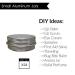 JOYWEE Aluminum Tin Jars 24 Pack.5 Oz/15ml - Empty Cosmetic Metal Tins for Candle, Lip Balm, Salve, Makeup - Screw Cap Lid, Round Pot Container - Buy Online on GoSupps.com