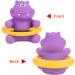 Water Temperature Compact Floatable Infant Bath Thermometer LED Display Baby Time Thermometer Bath Tub for Baby(Purple hippopotamus) - Buy Online on GoSupps.com
