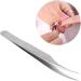 Multifunctional Stainless Steel Pointed Curved Tweezers for DIY Nail Art - Premium Nail Enhancement Tools - Buy Online on GoSupps.com