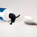 Dog Internal Form Toothpaste Lid & Dispenser - Creative Funny Caps for Kids & Adults (Brown & Gray) - Buy Online on GoSupps.com
