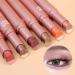 HIFFEY Double Gradient Eyeshadow Pencil Waterproof Lasting Glitter Shimmer Earth Color Pink Eyeshadow Stick Eyes Makeup Tool Size 03 - Buy Online on GoSupps.com