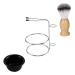Minkissy 1 set of razor Brushes Water Tool Bartbrush Men Razor Blybar Bart Razor Set Men Face Brush Soap Shell Men Razing Set Book Rustproof Steel Razor Man