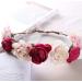 Moamun 3PCs Handmade Flower Floor Crown | Bridal Floral Halo Headband for Weddings & Photo Shoots - Buy Online on GoSupps.com