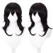 Lwiuentx MHA Cosplay Aizawa Shouta Long Wavy Black Wig+ Free Wig Cap