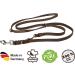 Buy COPCOPET 3-Way Adjustable Dog Leash - Handmade Fat Leather Chrome Fittings 2.40m x 8mm Green - International Shipping Available - Buy Online on GoSupps.com