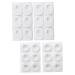CLISPEED 4 Sheets Corn Stickers Protective Feet Patch Soft Foam Cushions Heel Grips Liner Insert Corn Protectors Corn Pads Callus Removal Tools Heel Pad Pain White Foot Patch Care Felt