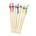 MOLUCKFU 12-Piece Adorable Ear Wax Remover Set Random Color Wood Ear Cleaners for Gentle Wax Removal for Boys and Girls and Adults