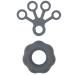 Finger Exerciser Improved Finger Function and Movement Finger Stretcher for Elderly Weak Hands (Dark Grey)