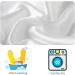 Luxury Handbag Storage Bags - Set of 5 White Silk Pouches with Drawstring - Buy Online on GoSupps.com