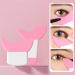Multifunctional Eye Makeup Stencils Mascara Shield Guard Applicator Eyelash Pads Eyeliner Eyeshadow Applicator Aid Tool Reusable Eyeliner Eyeshadow Guide Tool for Women  Beginners