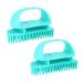 Collbath 2st Silikon Shampoo Bush for women scalp Head Massage Adult Shampoo Kamm Wascheskmler Adult Shampoo comb Hairbrush Shampoo brush Miss Massage Abs 10.5x7x5.5cm Blue