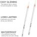  BAOSROY Waterproof Eyebrow Pencil 2PCS Microblading White Waterproof Eyebrow Pencils Permanent White Eyebrow Pencil Peel-Off Eye Brow Liners Marking Brow Pencils - Buy Online on GoSupps.com